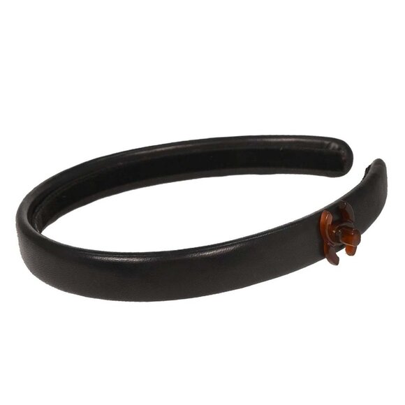 Chanel Turnlock Headband Hair Accessories Black main image 4